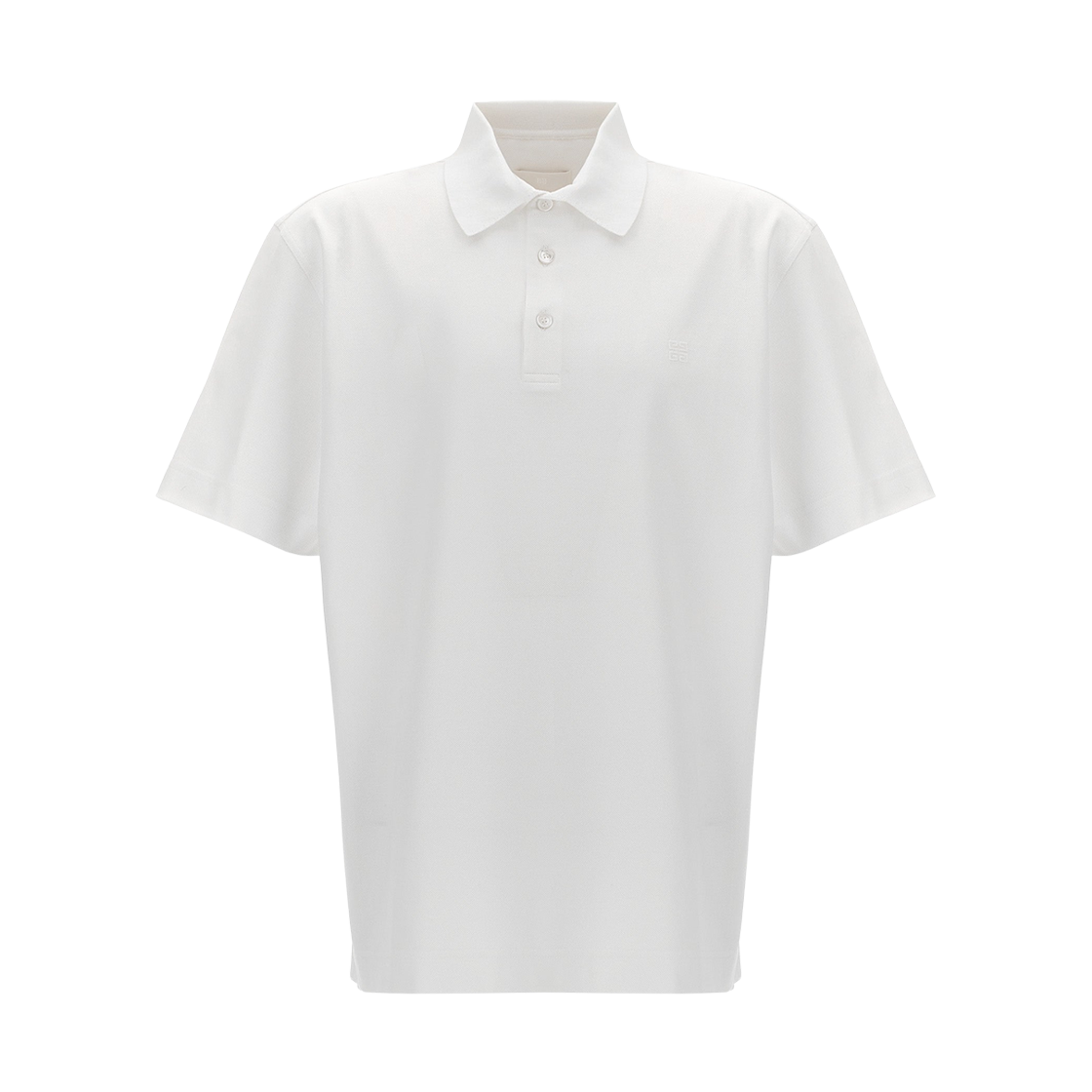 지방시 4G 클래식핏 폴로 셔츠 화이트(Givenchy 4G Classic Fit Polo Shirt White)
