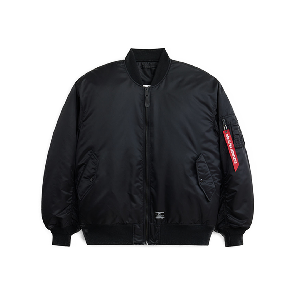 AICOI0000004BLK ALPHA INDUSTRIES Ma-1 Bloodchit Flight Jacket Gem II