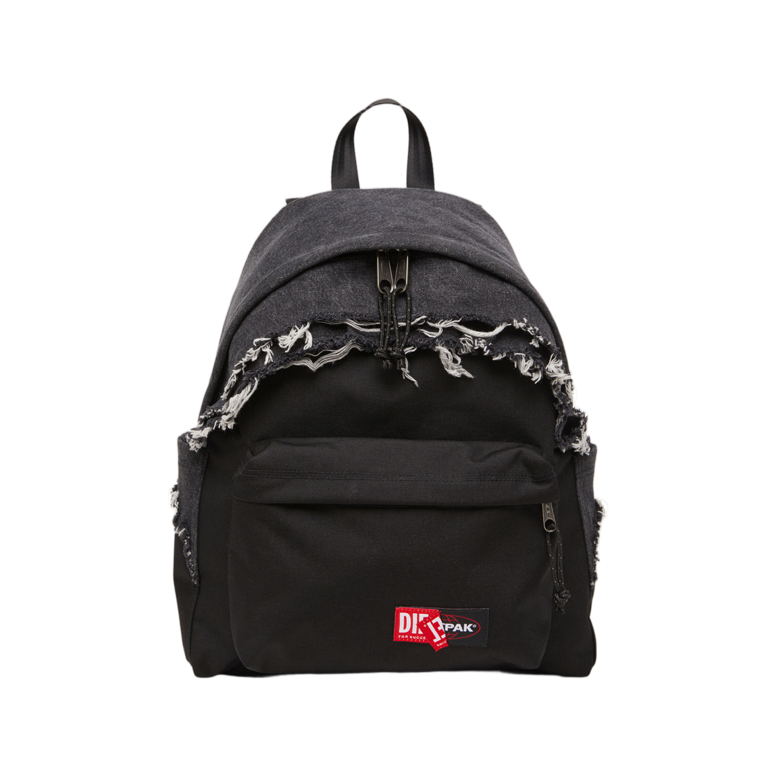 디젤 x 이스트팩 백팩 디스트로이드 데님 앤 코듀라 블랙(Diesel x Eastpak Backpack In Destroyed Denim And Cordura Black)