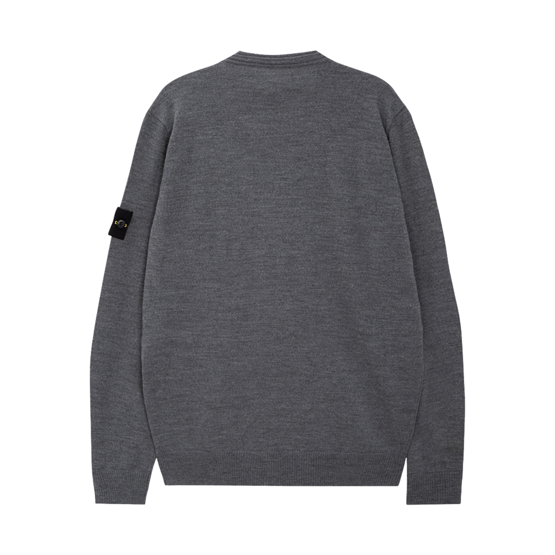 스톤 아일랜드 510C4 라이트 퓨어 RWS 울 크루넥 스웨터 그레이 - 24FW(Stone Island 510C4 Light Pure RWS Wool Crewneck Sweater Grey - 24FW) - 2