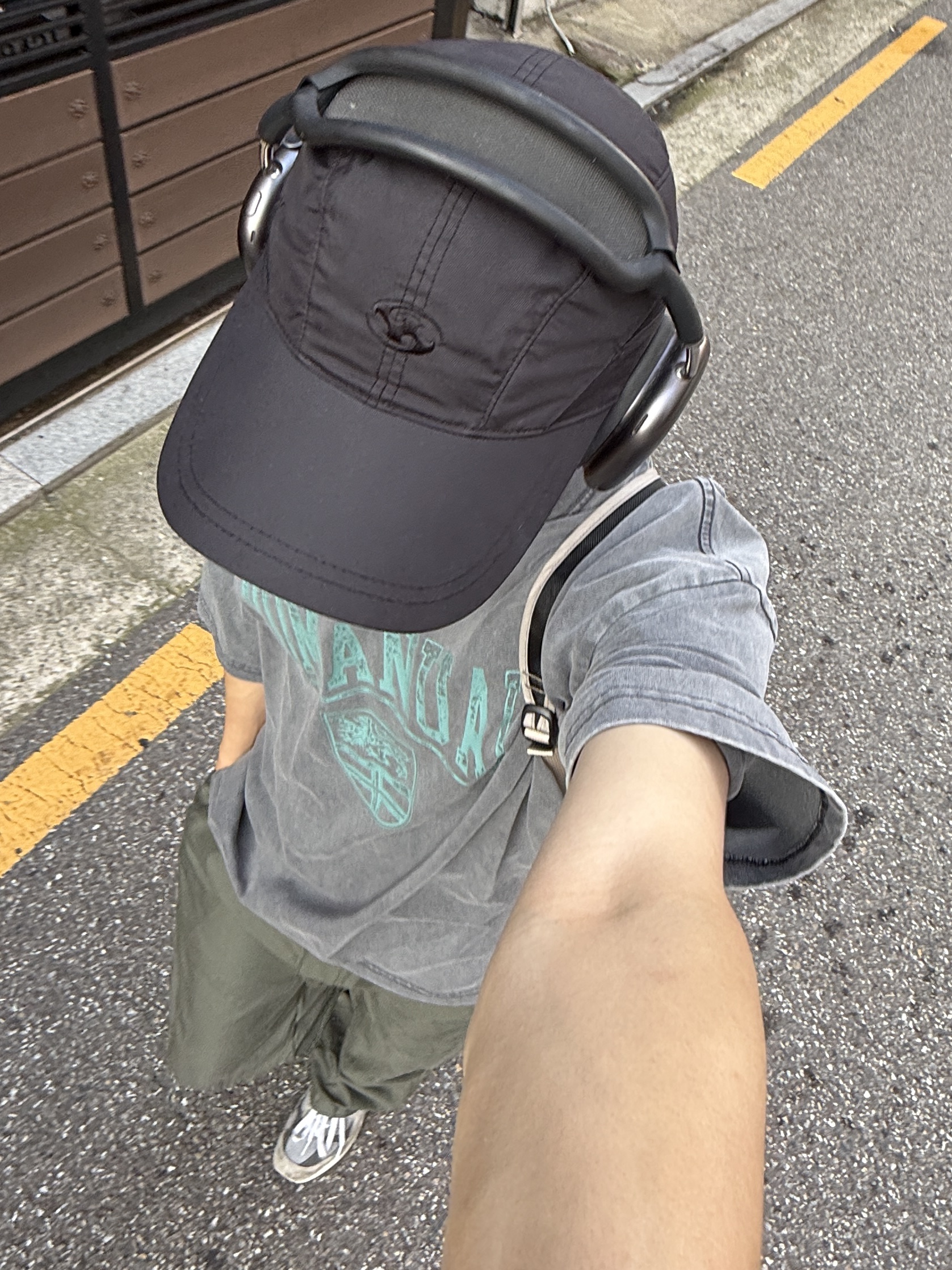 New Balance 992 Made in USA Grey - D Standard, Uniqlo C Wide Parachute Pants Olive - KR 착용 스타일 - 1
