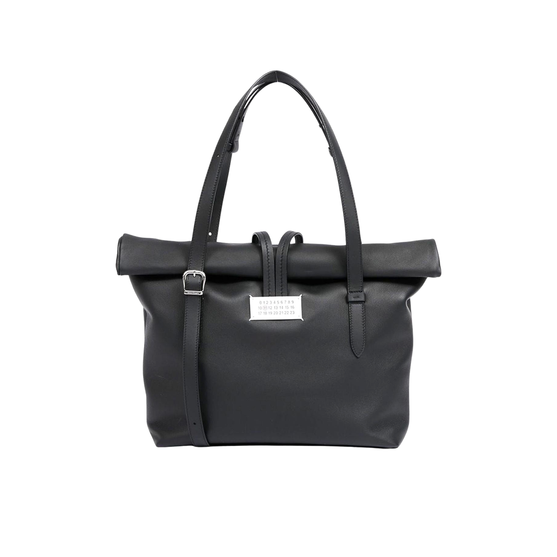 메종 마르지엘라 페이퍼 레더 미디움 숄더백 블랙(Maison Margiela Paper Leather Medium Shoulder Bag Black) - 1