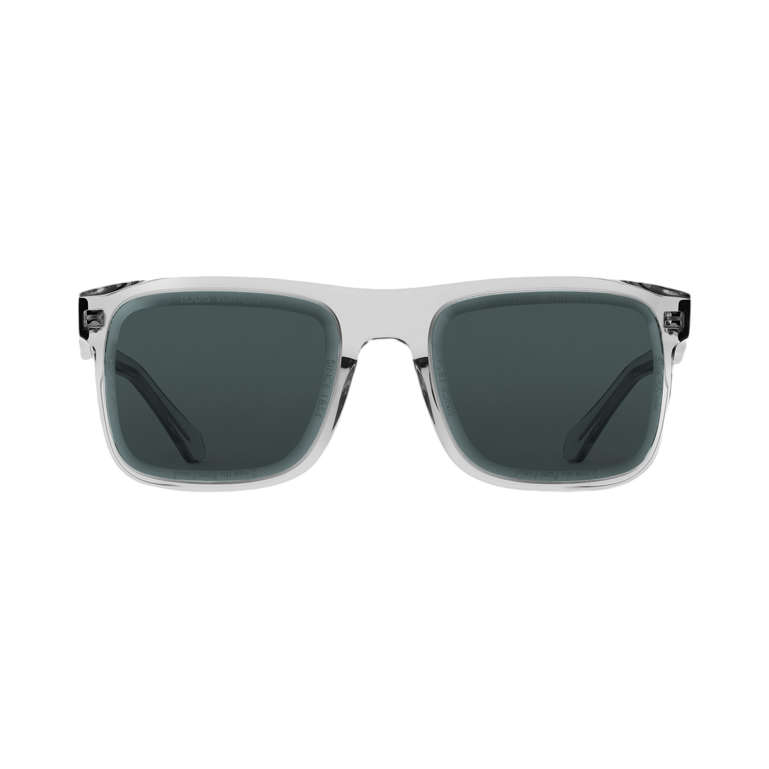 루이비통 LV 슈퍼 비전 데일리 라지 스퀘어 선글라스 그레이(Louis Vuitton LV Super Vision Daily Large Square Sunglasses Gray)