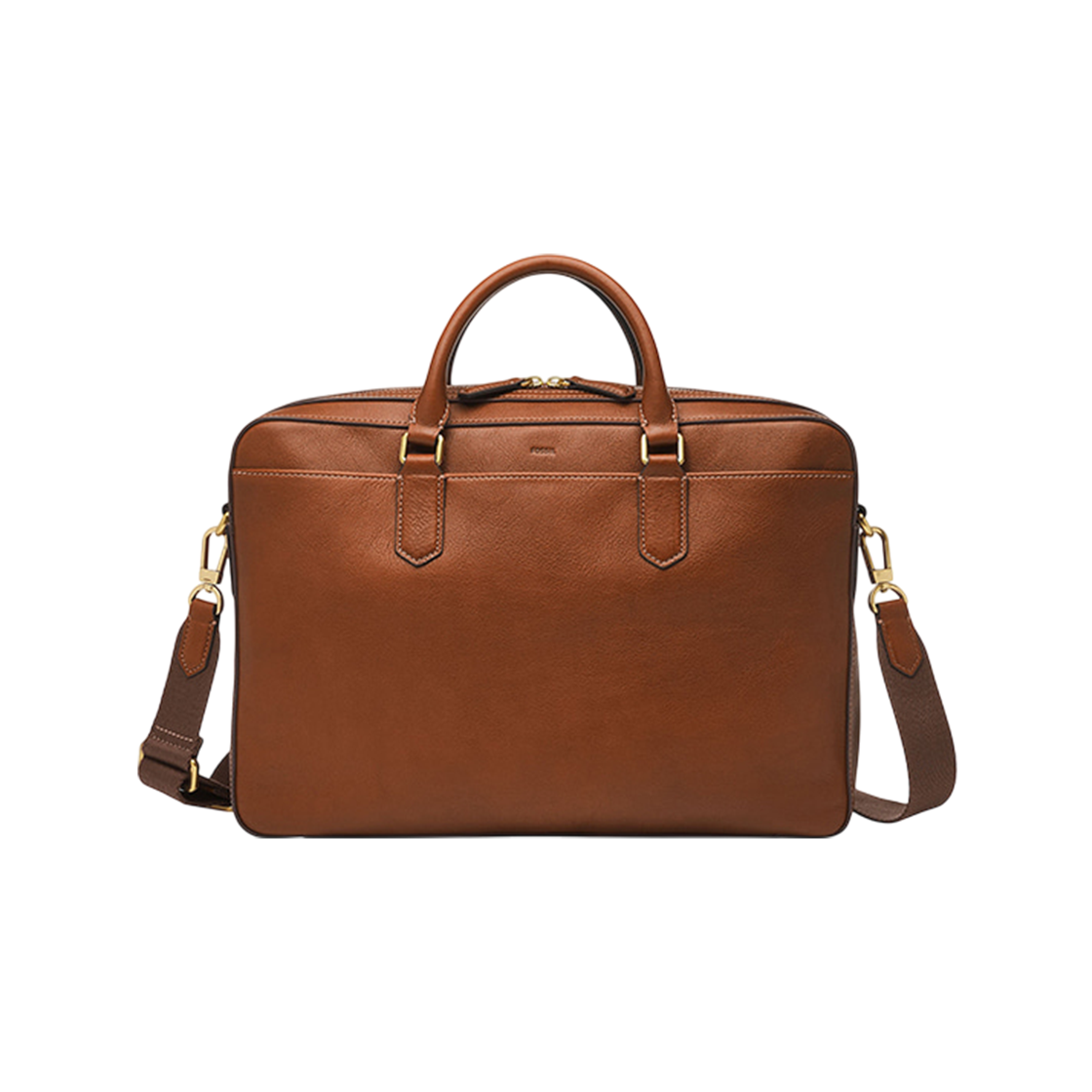파슬 애셔 레더 브리프케이스 미디움 브라운(Fossil Asher Leather Briefcase Medium Brown)