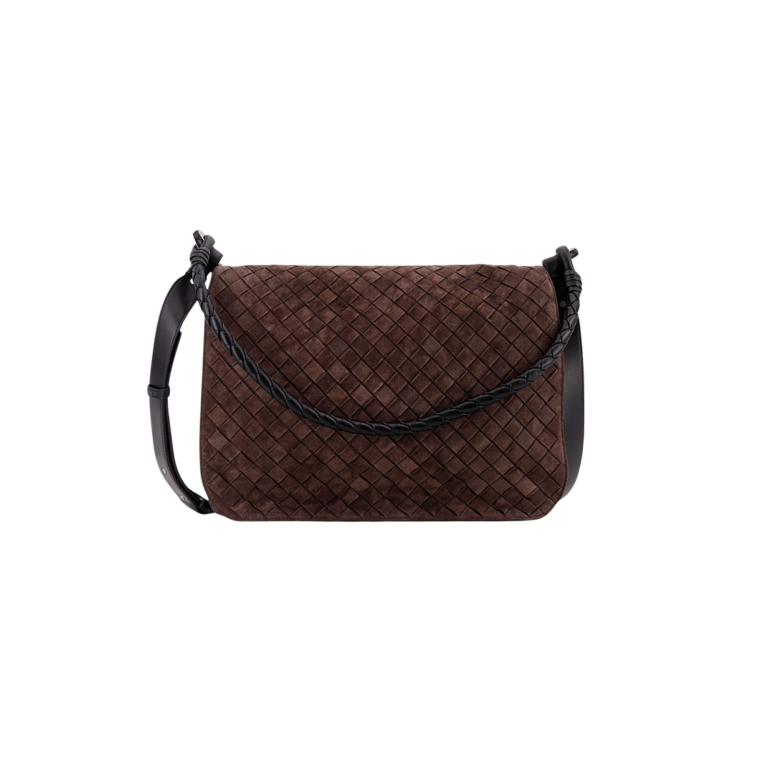 보테가 베네타 스웨이드 숄더백 브라운(Bottega Veneta Suede Shoulder Bag Brown) - 1