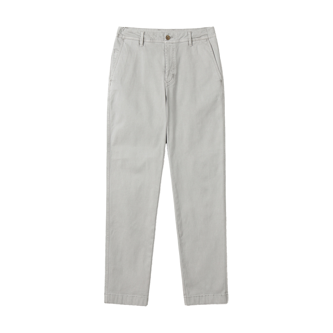 SAPNA25111GYL SERIES Cotton Tencel Dyeing Straight Pants Light Gray