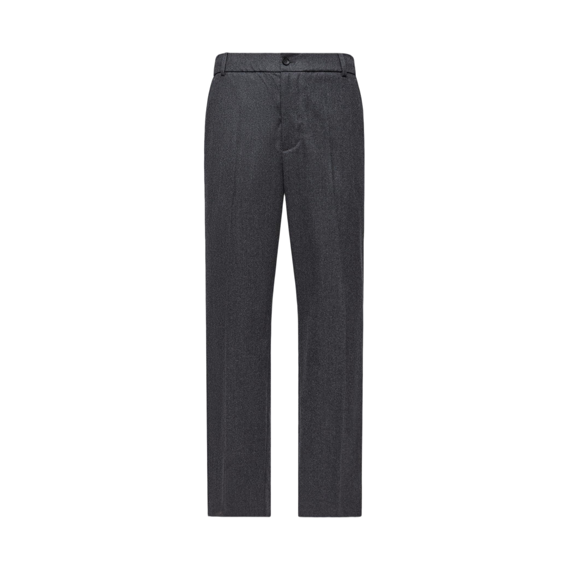K2-091-2A00043-54272-951 Moncler Wool Flannel Tailored Trousers Gray - 25FW