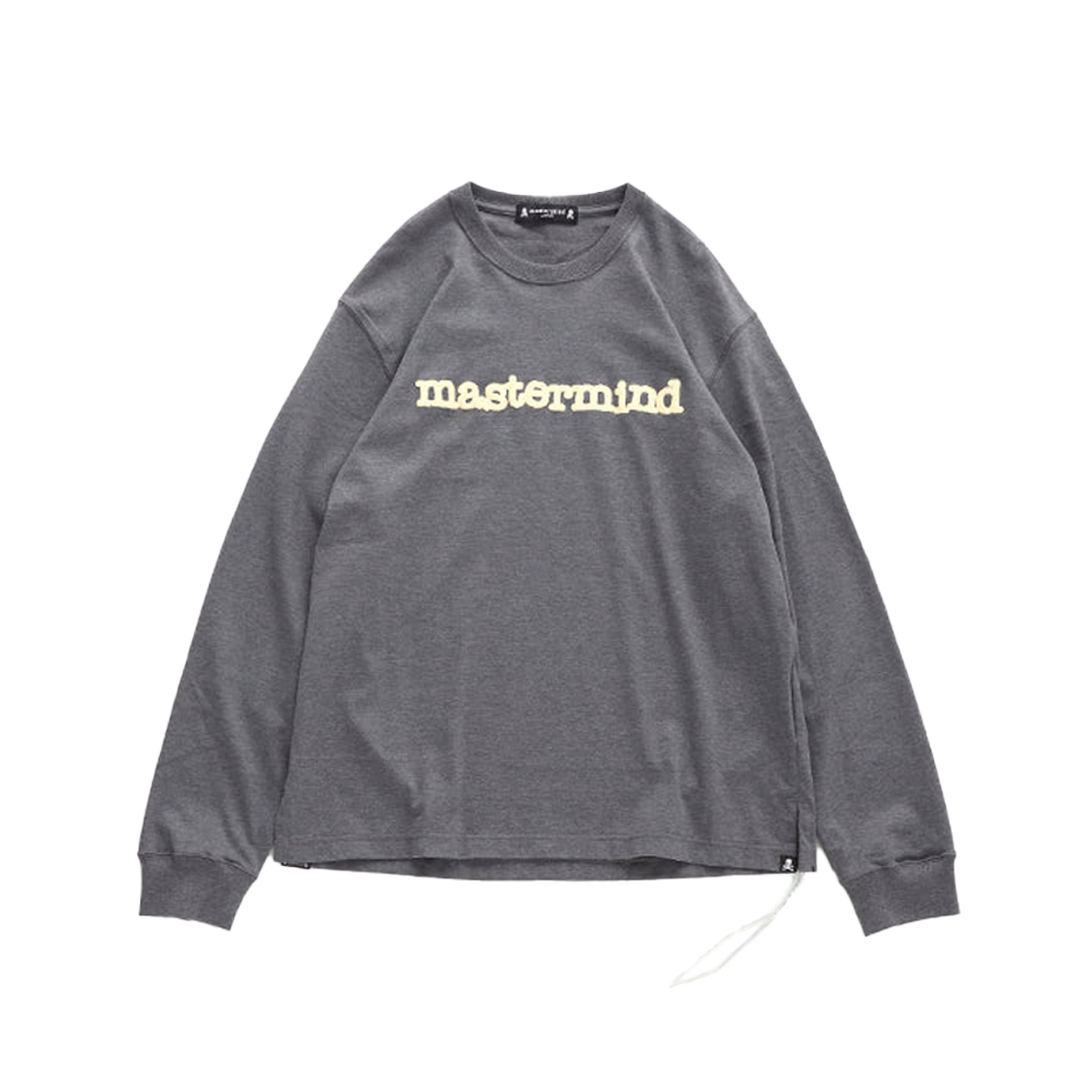 마스터마인드 재팬 핸드 드로운 롱슬리브 티 탑 그레이 - 25FW(Mastermind Japan Hand Drawn LS Tee Top Gray - 25FW)