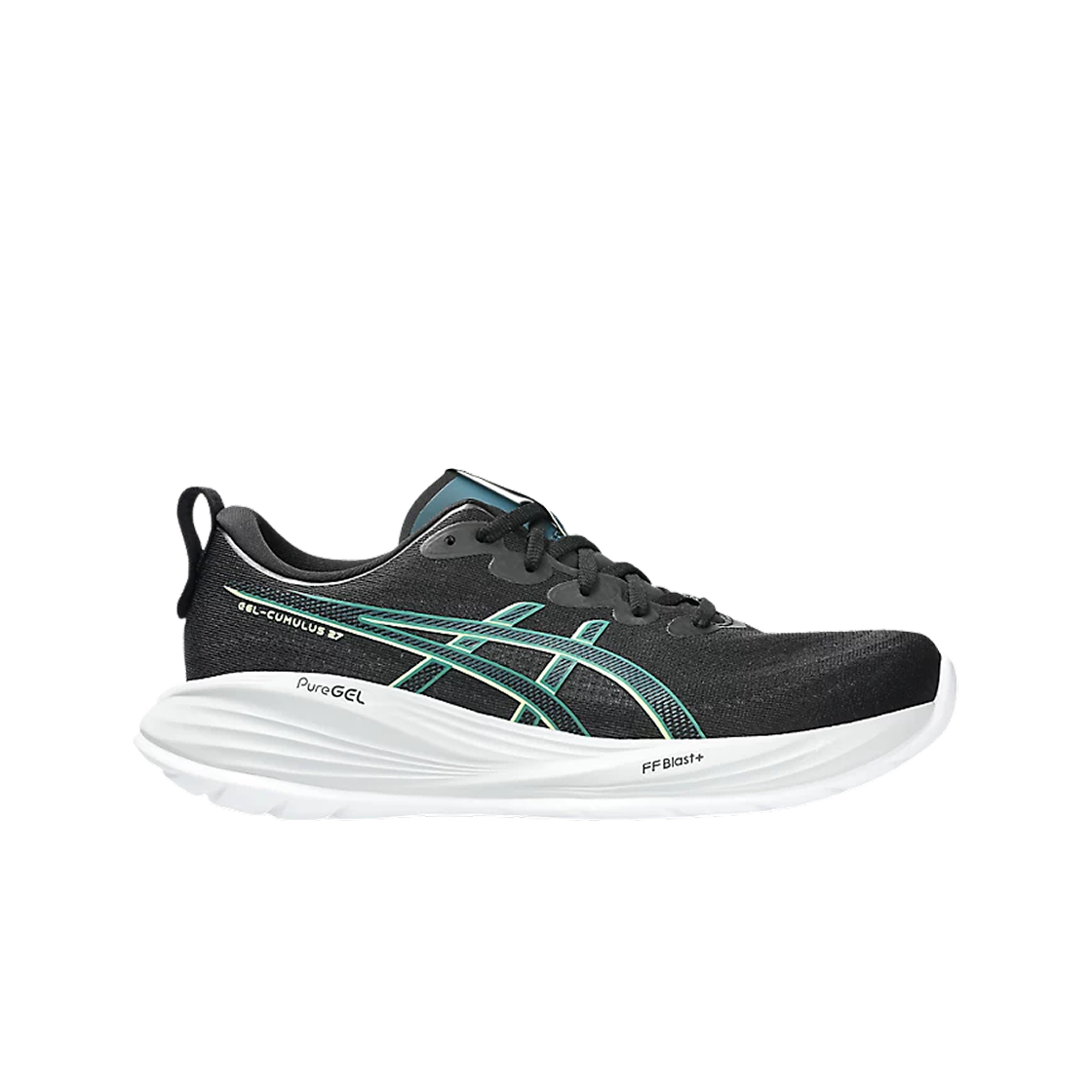 아식스 젤 큐물러스 27 블랙 루시드 옐로우(Asics Gel-Cumulus 27 Black Lucid Yellow) - 1