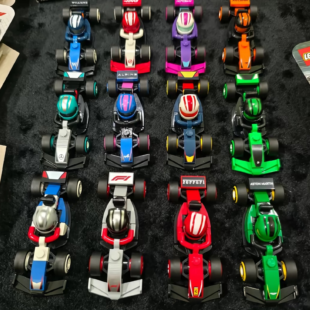 Lego Speed Champions McLaren F1 Team MCL38 Race Car, Lego Speed Champions Ferrari SF-24 F1 Race Car 착용 스타일 - 5