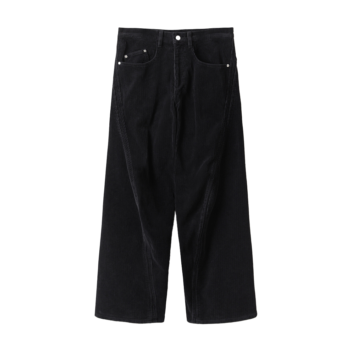 SVPDW25851BKX SERIES 3D Twist Wide Leg 5 Pocket Pants Black