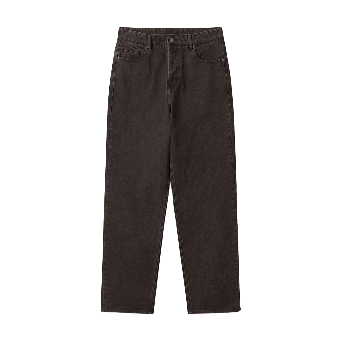 SAPDW25514BRD SERIES Dark Brown Wide Denim Pants Dark Brown