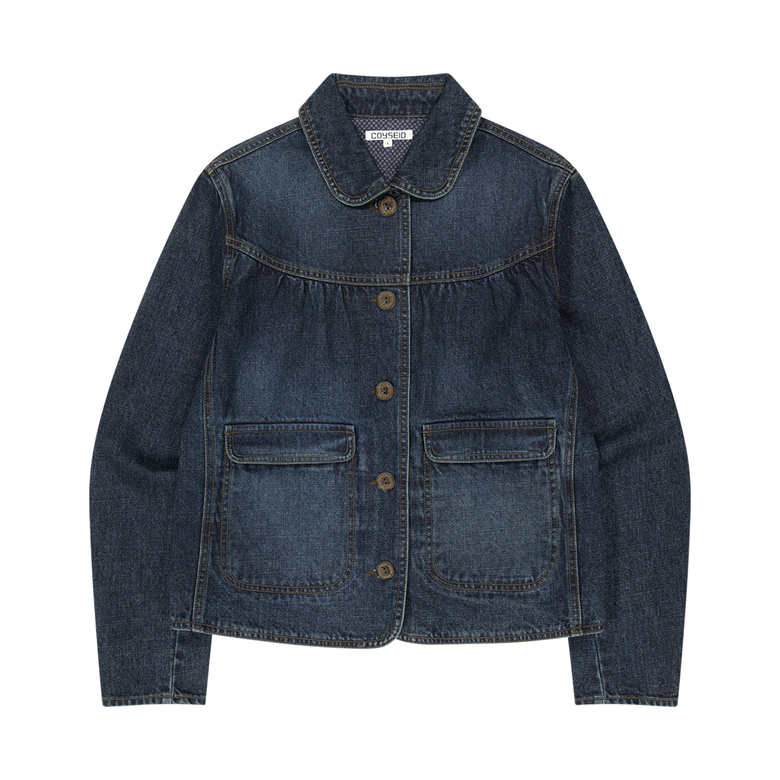 코이세이오 딥 데님 재킷 네이비(COYSEIO Deep Denim Jacket Navy)