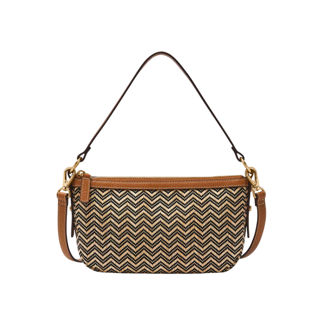 파슬 졸리 스몰 크로스바디백 쉐브론 스트로우(Fossil Jolie Small Crossbody Bag Chevron Straw)