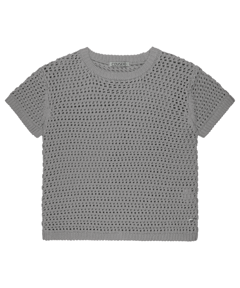 CY2503TOKN02 COYSEIO Poing Half Knit Grey