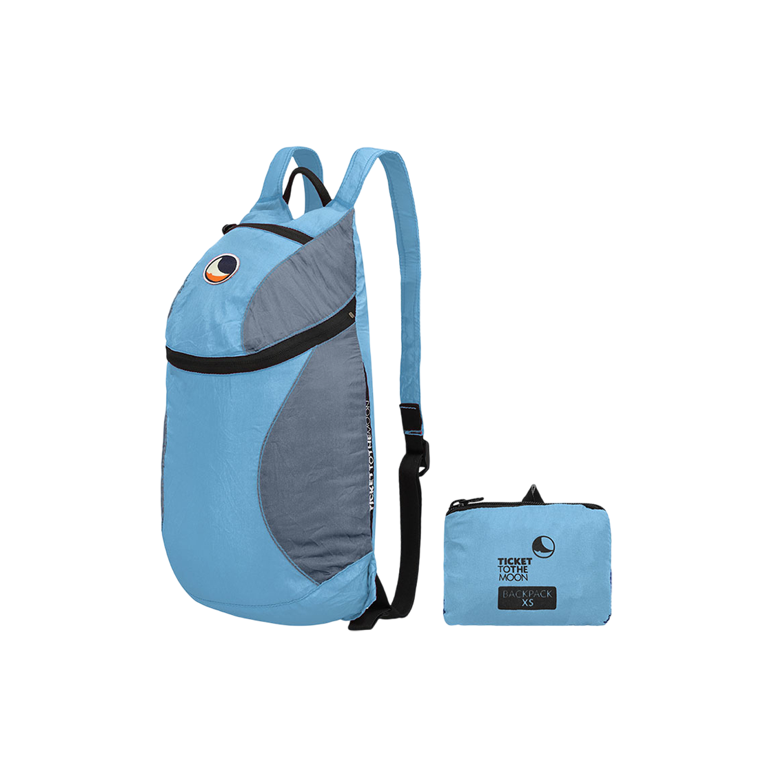 TMBPXS3102 Ticket To The Moon Backpack XS Sky Blue Light Grey (6L)