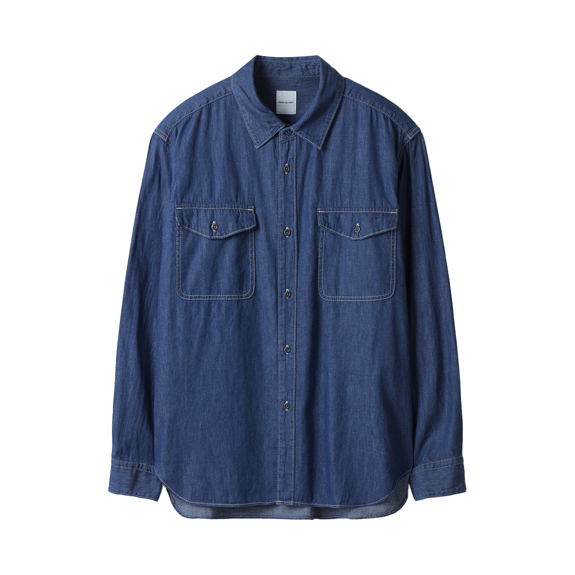 시리즈 5OZ 언이븐 얀 데님 워크 셔츠 인디고(SERIES 5Oz Uneven Yarn Denim Work Shirt Indigo) - 1