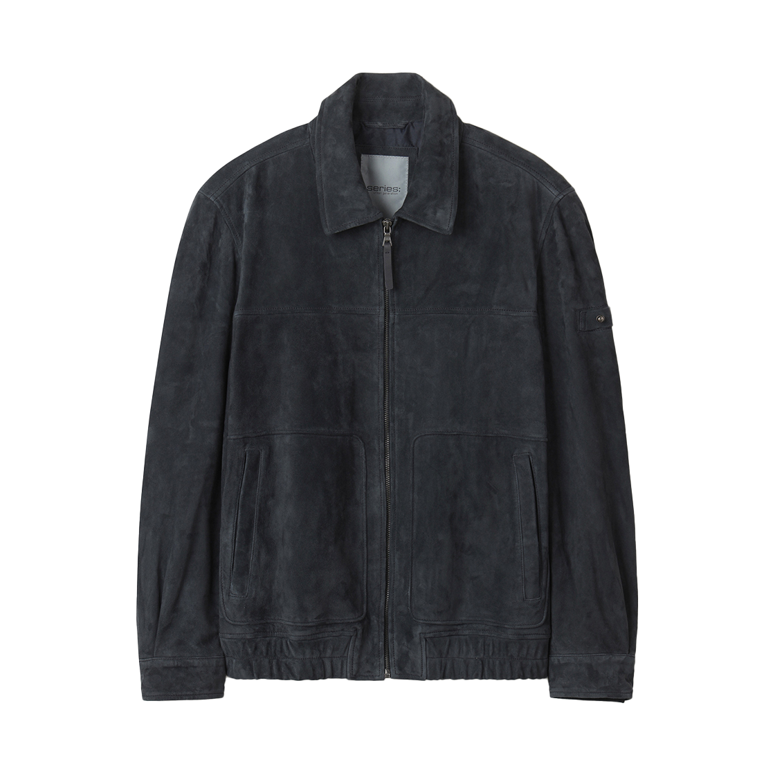 SAUDW25011BUX SERIES Suede Blouson Jacket Blue