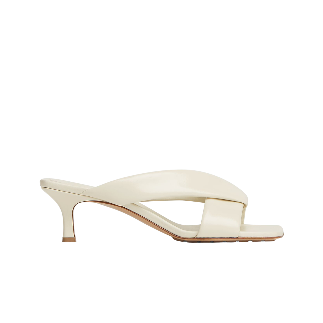 (W) 보테가 베네타 리바 뮬 씨 솔트((W) Bottega Veneta Riva Mule Sea Salt)