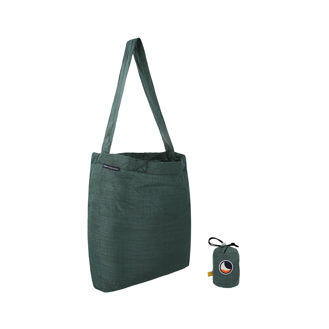 TMEBLPR4747 Ticket to the Moon Eco Bag Large Premium Sage Green (30L)
