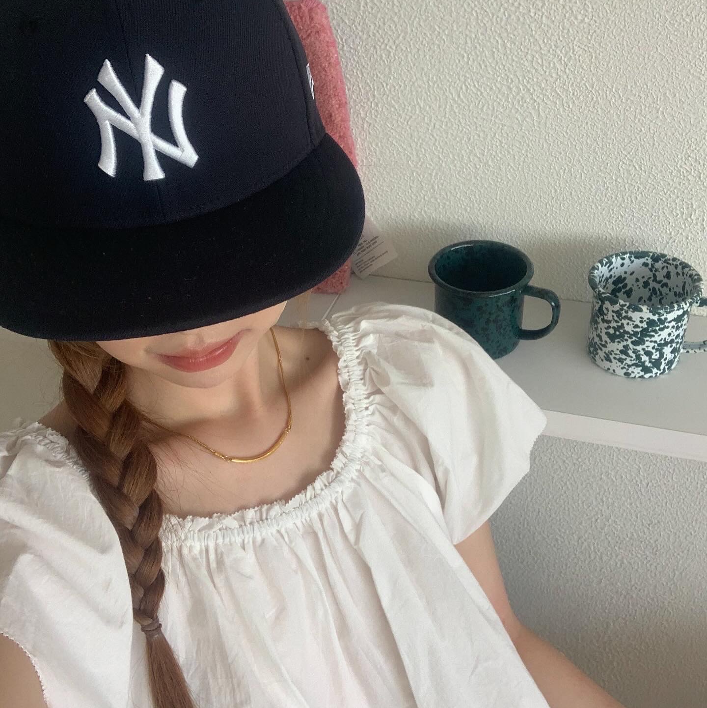 New Era 59Fifty MLB Authentic New York Yankees Game Navy, Cardinal Red Hawoo-A Bag Mix 착용 스타일 - 3