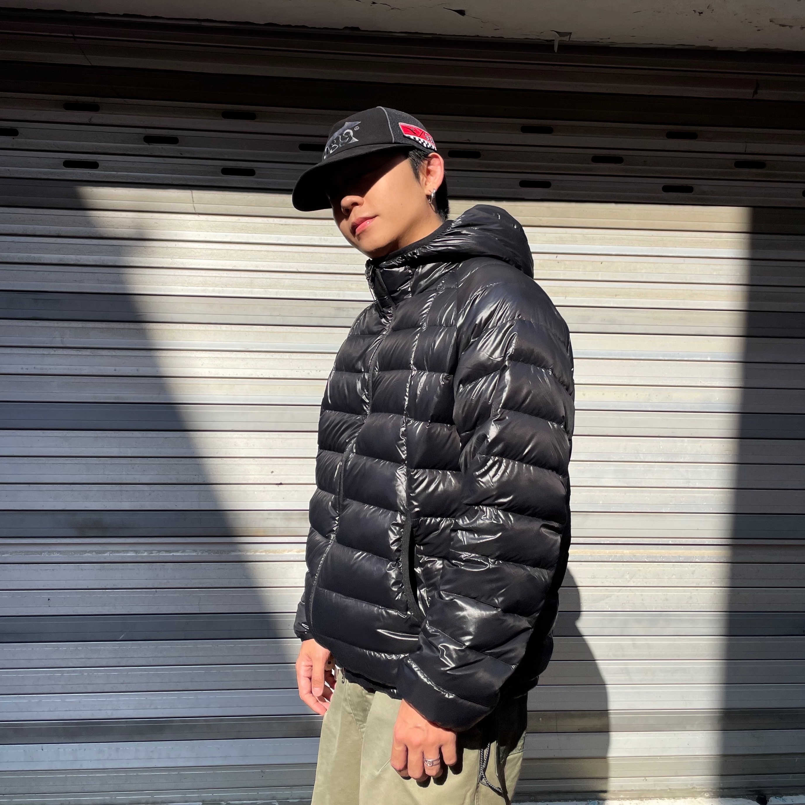 Farfromwhat Far Layered Work Pants Olive 착용 스타일 - 2