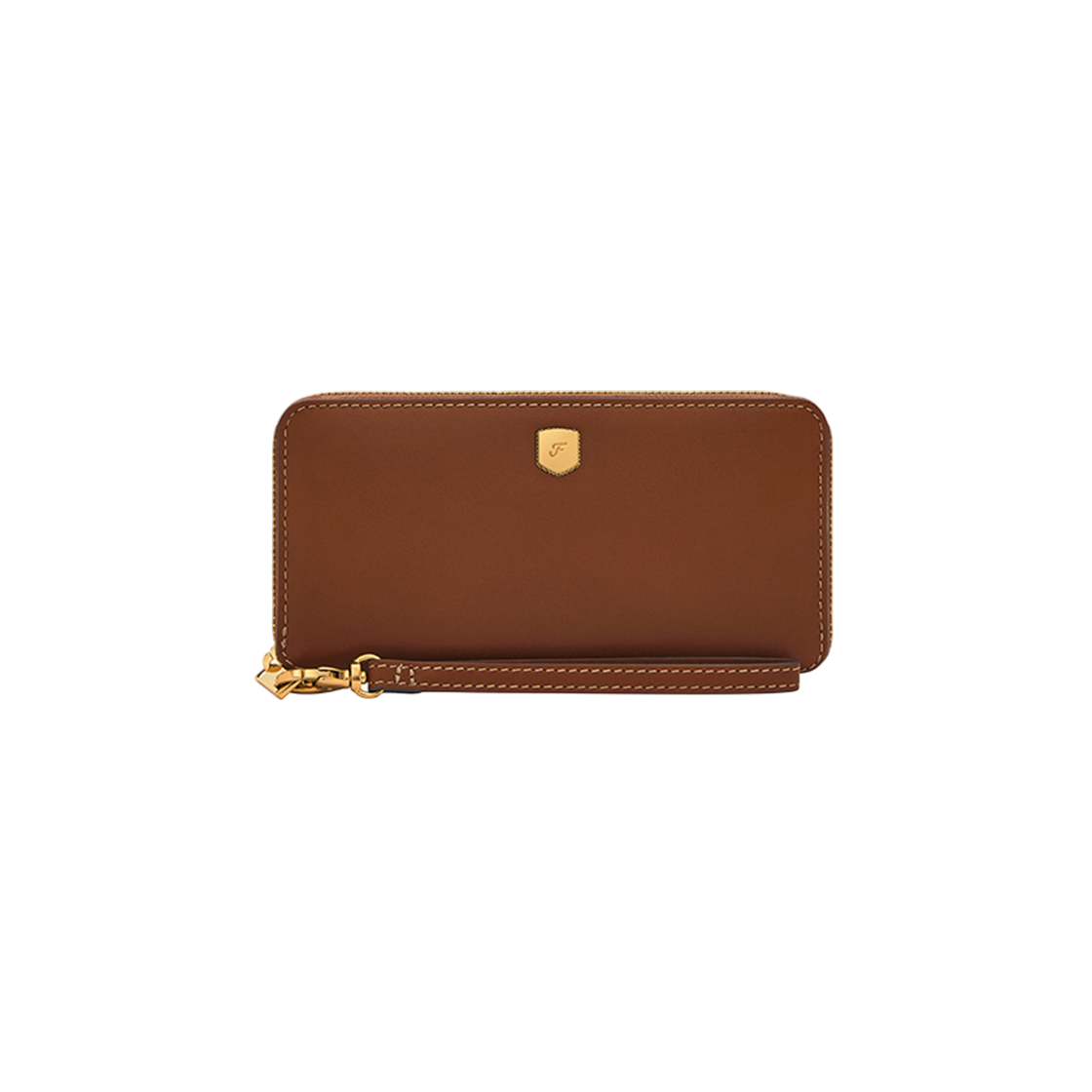 파슬 레녹스 집 컨티넨탈 월렛 미디움 브라운(Fossil Lennox Zip Continental Wallet Medium Brown)