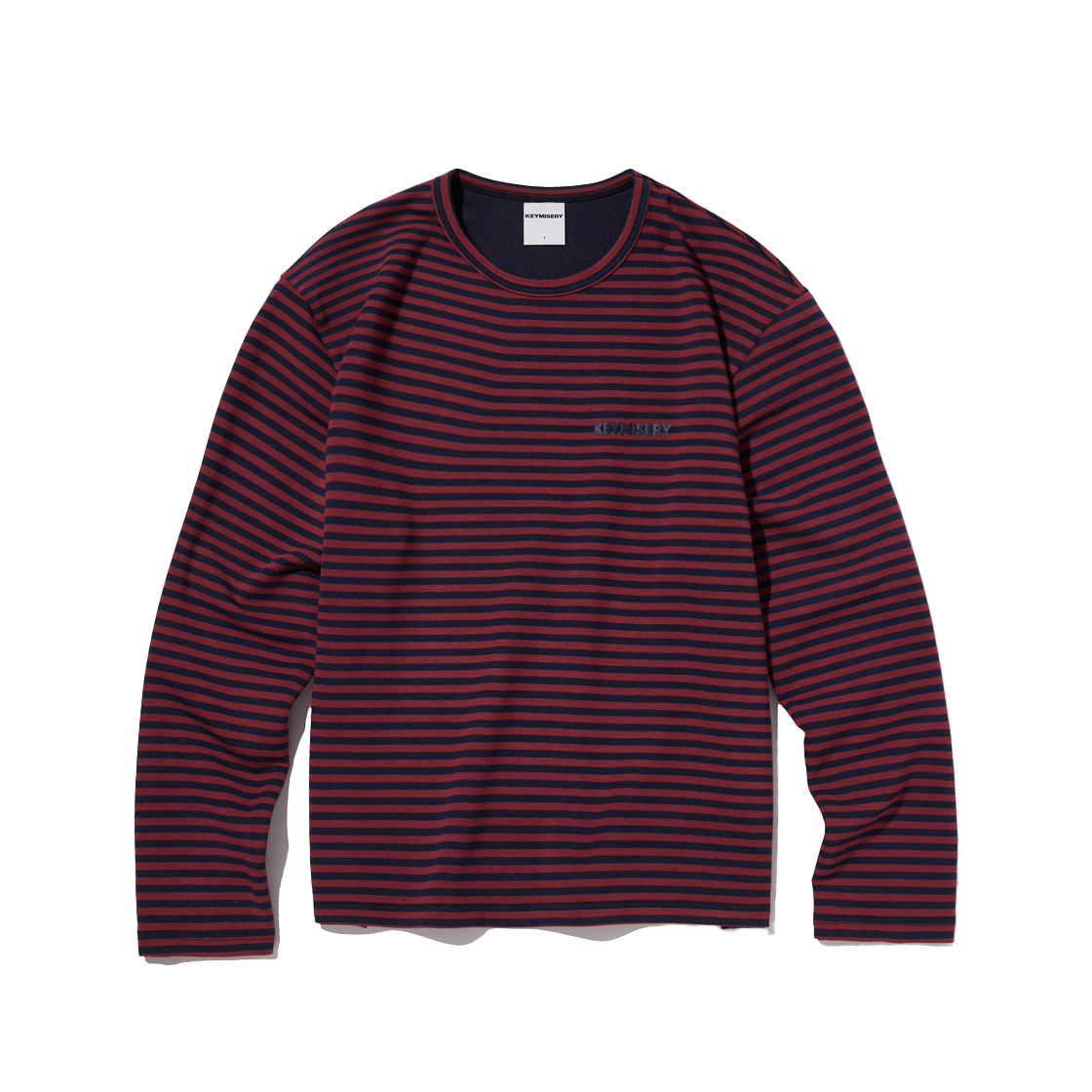 KM25AWLS01-RED Keymisery Striped Long Sleeve - Red