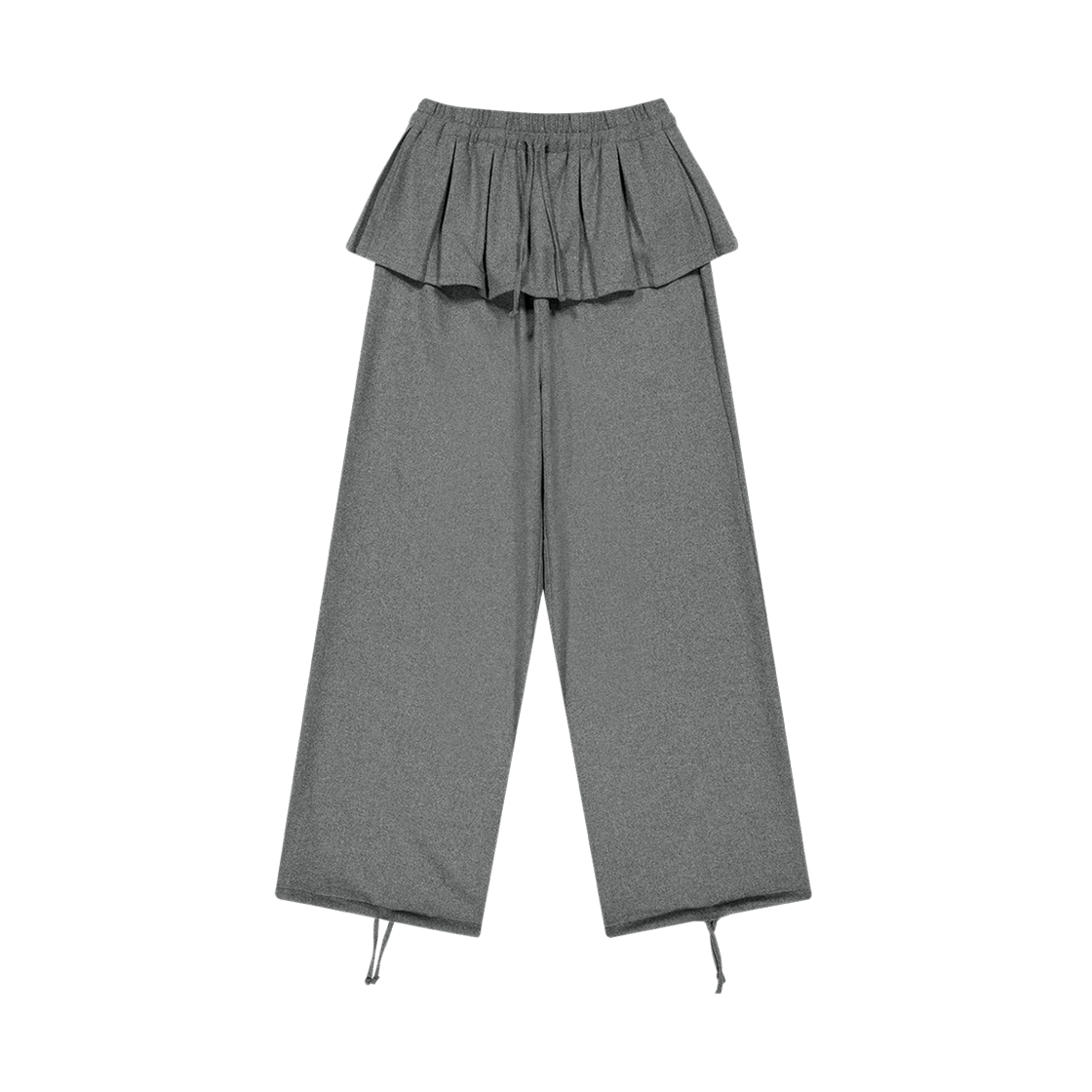 CY2503PAPO02 COYSEIO Pleats Over Wool Pants Grey