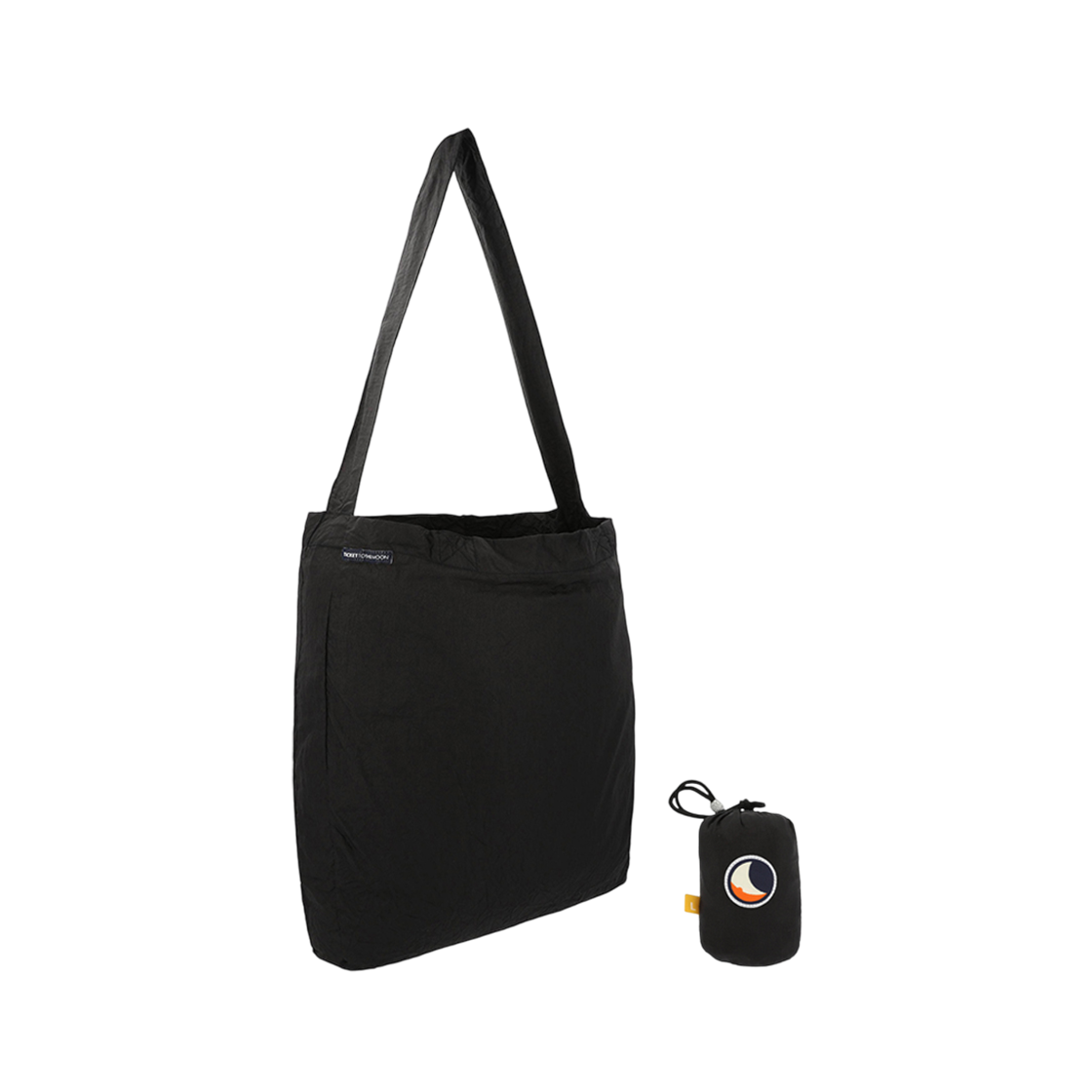 티켓투더문 에코백 라지 30L 블랙(Ticket to the Moon Eco Bag Large Black (30L))