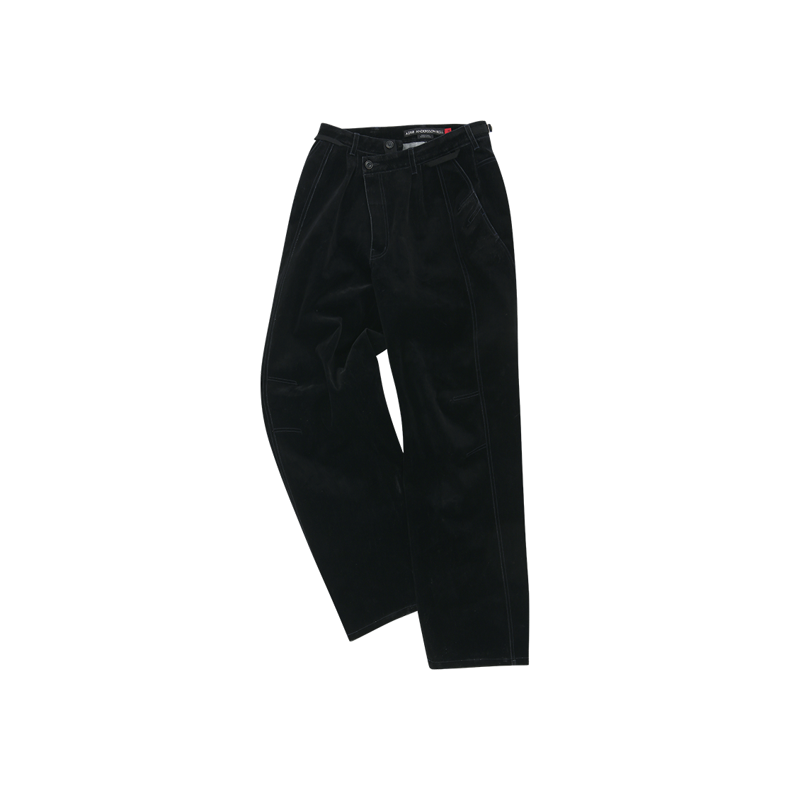 apa835m(BLACK) ADSB Andersson Bell Crossover Carpenter Wide-Leg Jeans Black