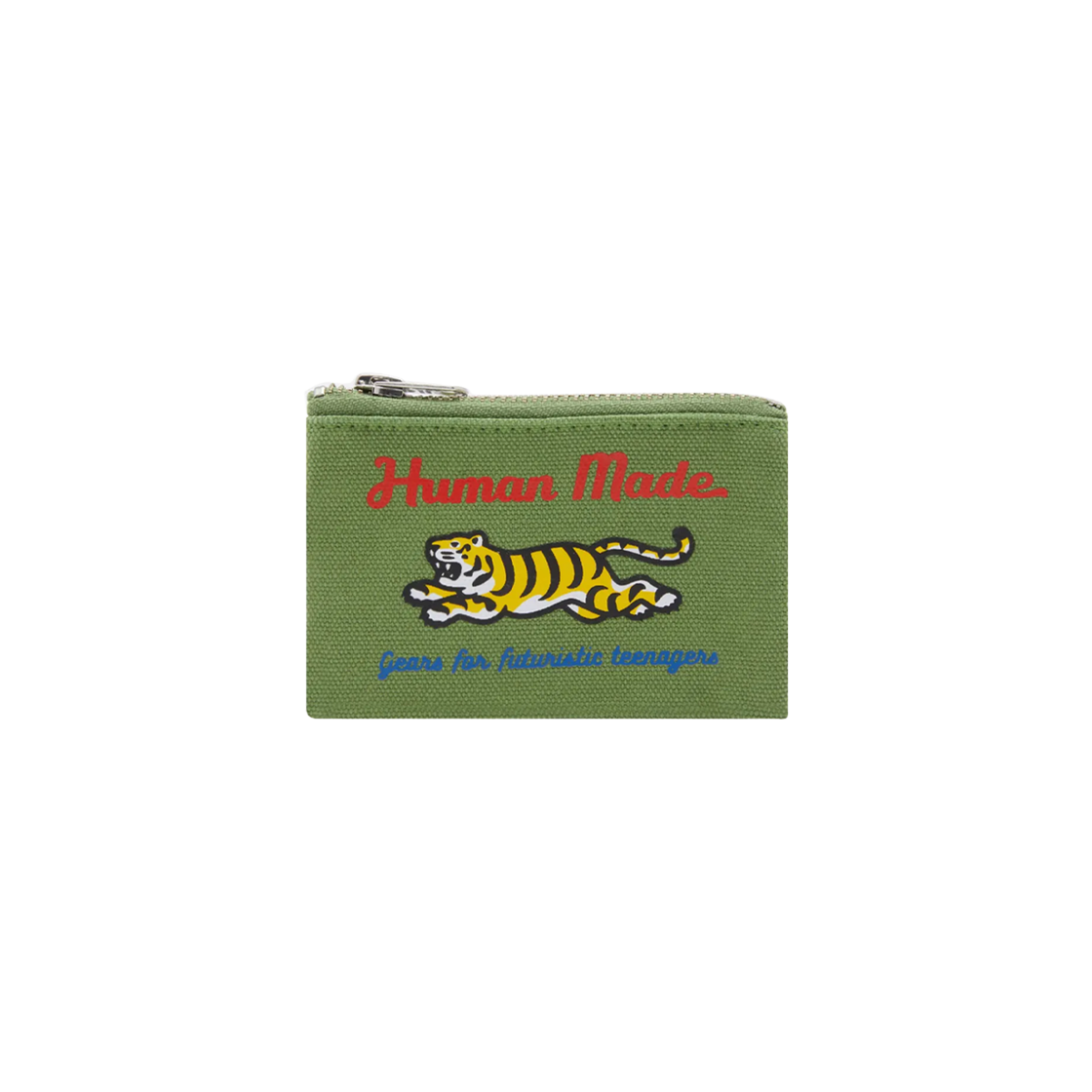 HM24GD052 Human Made Tiger Card Case Green