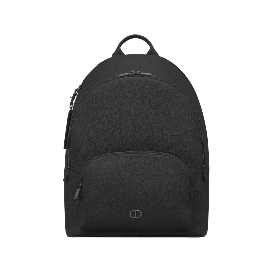 1ICBA233ICO-H00N Dior CD Icon Zipped Backpack Grained Calfskin Black Matte