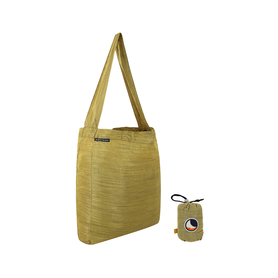TMEBLPR2323 Ticket to the Moon Eco Bag Large Premium Sparkling Gold (30L)
