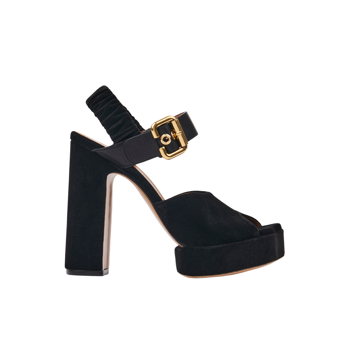 (W) 끌로에 아리아 플랫폼 샌들 블랙((W) Chloe Aria Platform Sandal Black) - 1