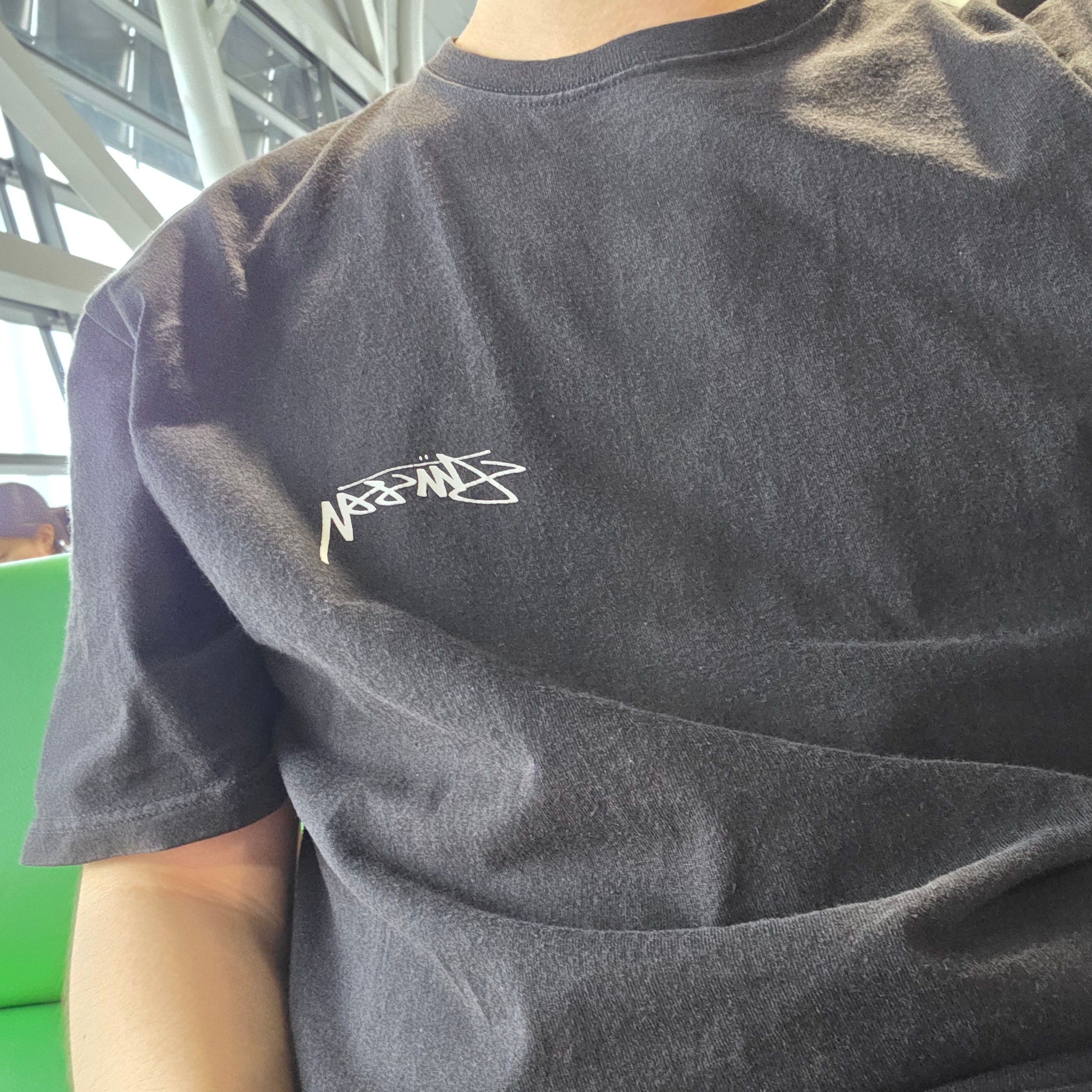 Stussy Modern Age T-Shirt Black 착용 스타일
