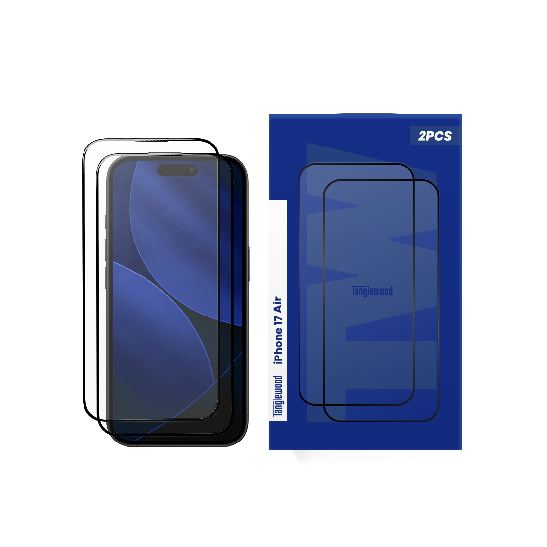 TW-SP08-I17A Tanglewood Tempered Glass Pack (2PCS) iPhone 17 Air
