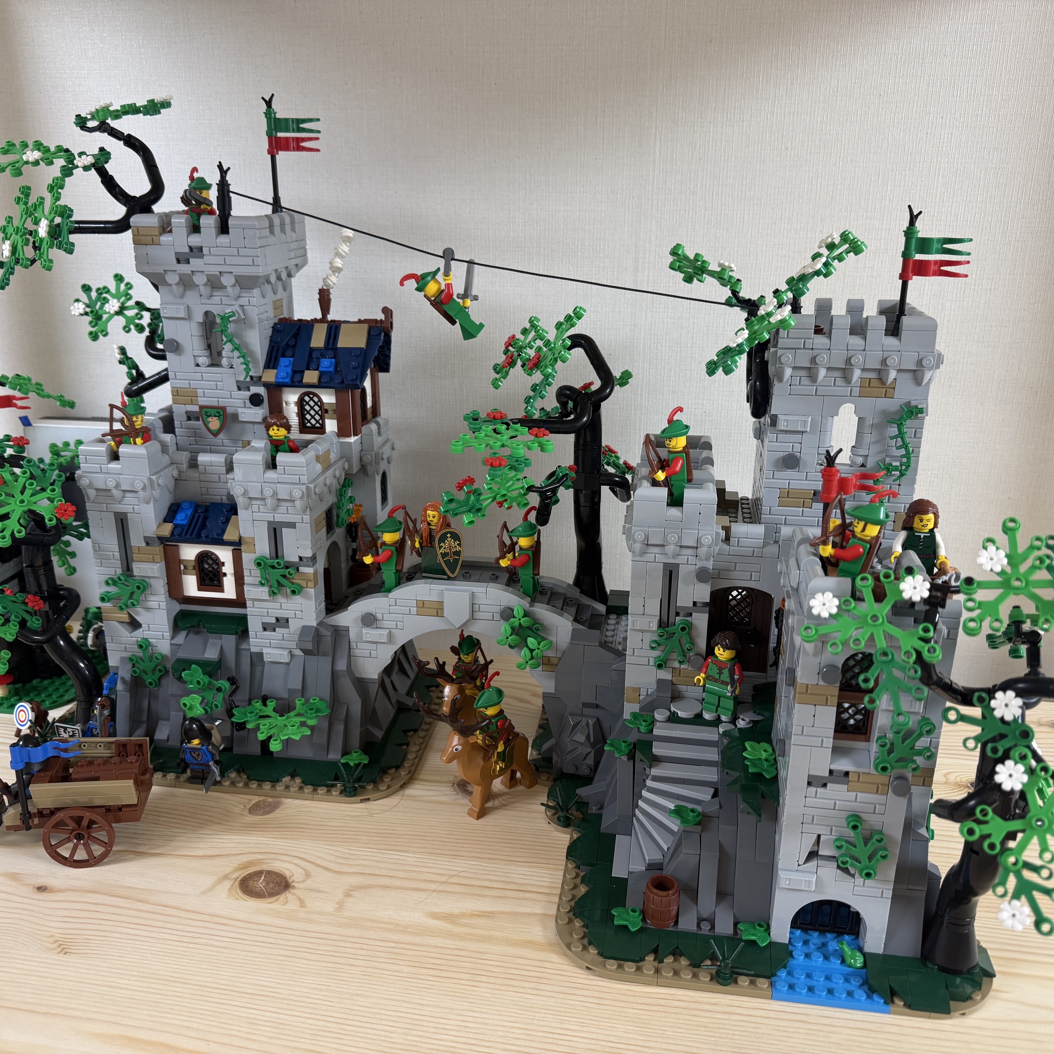 Lego Bricklink Forest Stronghold, Lego Forest Hideout 착용 스타일 - 1