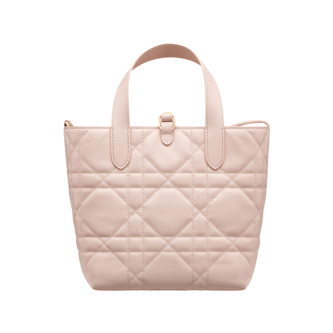 디올 뚜주흐 스몰 버티컬 토트백 매크로까나쥬 카프스킨 파우더 핑크(Dior Toujours Small Vertical Tote Bag In Macrocannage Calfskin Powder Pink) - 3