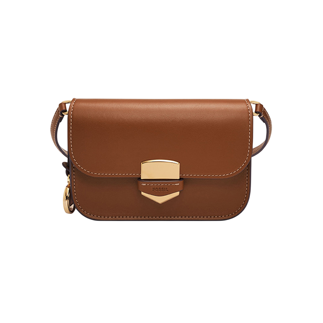 파슬 레녹스 스몰 플랩 크로스바디백 브라운(Fossil Lennox Small Flap Crossbody Bag Brown)