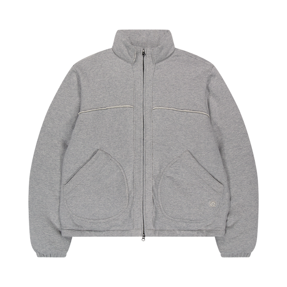 코이세이오 코지 스웻 다운 재킷 멜란지 그레이(COYSEIO Cozy Sweat Down Jacket Melange Grey)