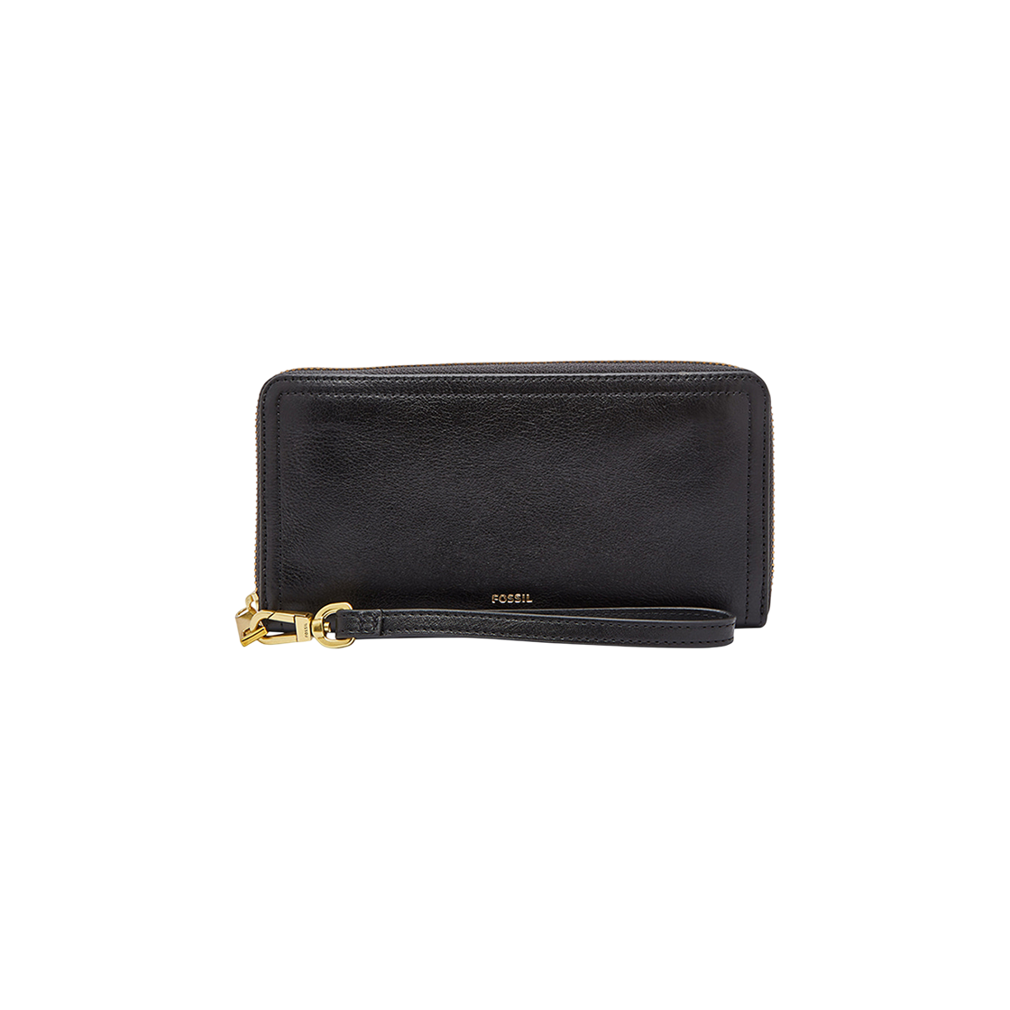 파슬 로건 레더 RFID 집 어라운드 클러치 월렛 블랙(Fossil Logan Leather RFID Zip Around Clutch Wallet Black)