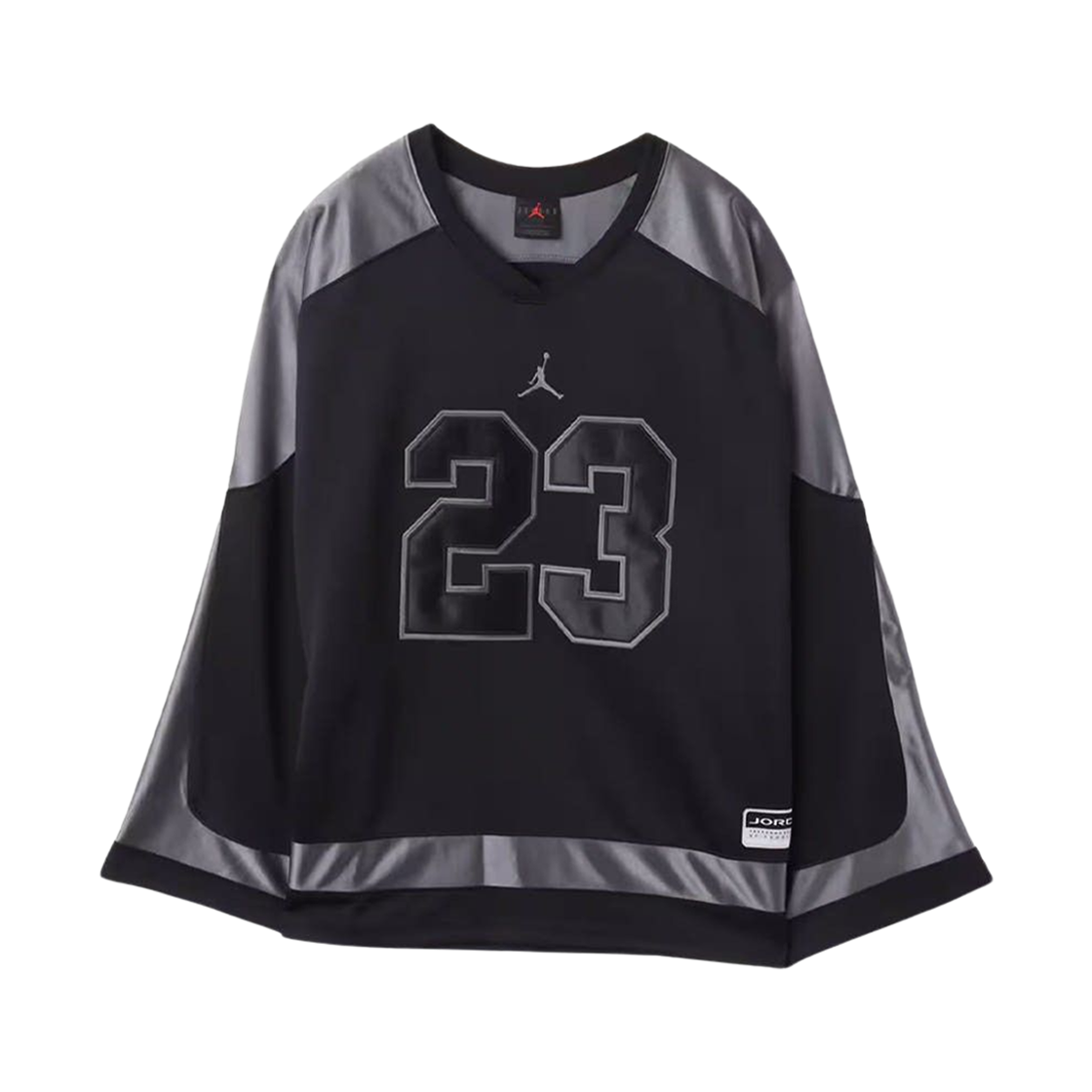 HV0110-010 Jordan Brooklyn Collegiate Hockey Jersey Black Iron Grey (HV0110-010)