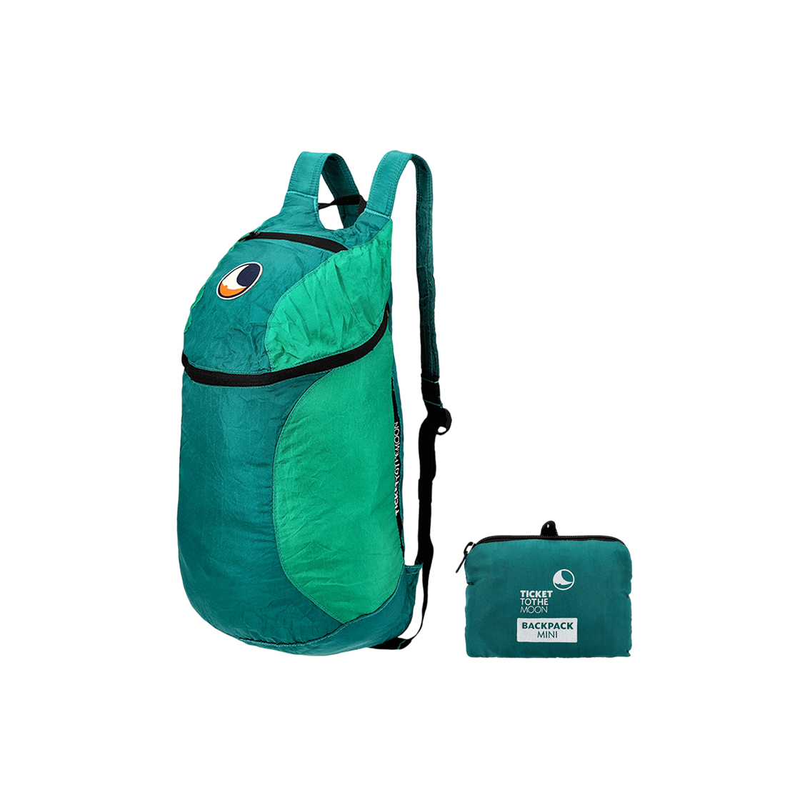 티켓투더문 미니 백팩 15L 에메랄드 그린(Ticket to the Moon Mini Backpack Emerald Green (15L))