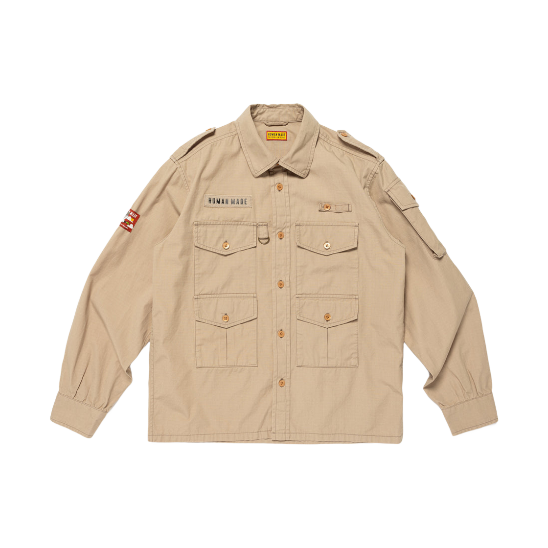 휴먼 메이드 카메라맨 셔츠 베이지(Human Made Cameraman Shirt Beige) - 1