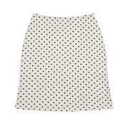 THIRSTY CLUB White Polka Dot Skirt