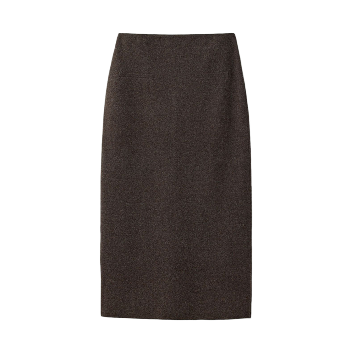 UM254WSK88TP Wool Cashmere Double Faced Maxi Skirt_Taupe