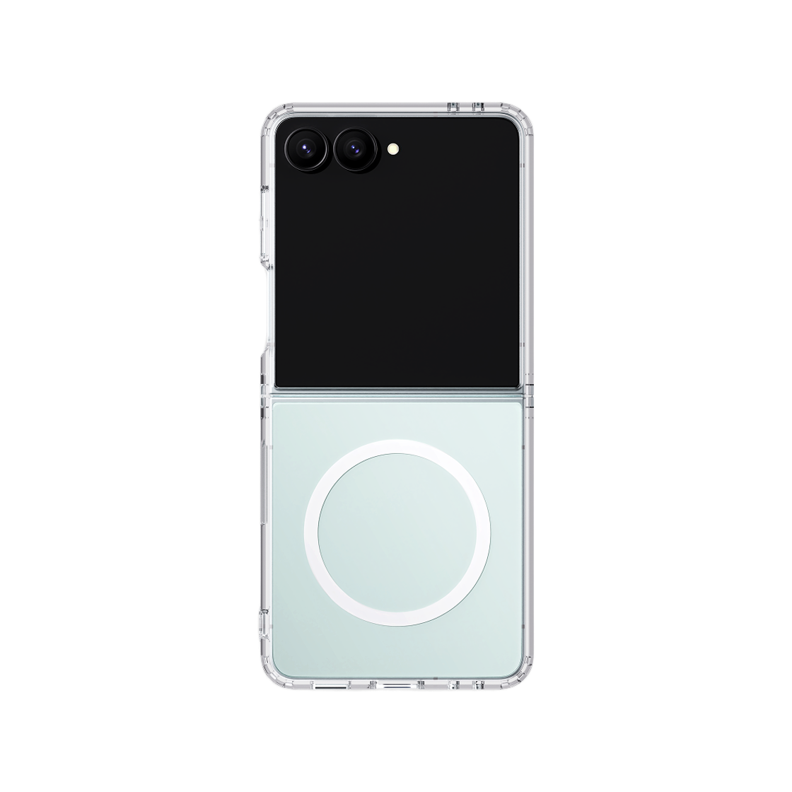 에스엘비에스 모노라인 클리어 마그넷 케이스 for Galaxy Z Flip7(SLBS Monoline Clear Magnet Case for Galaxy Z Flip7)