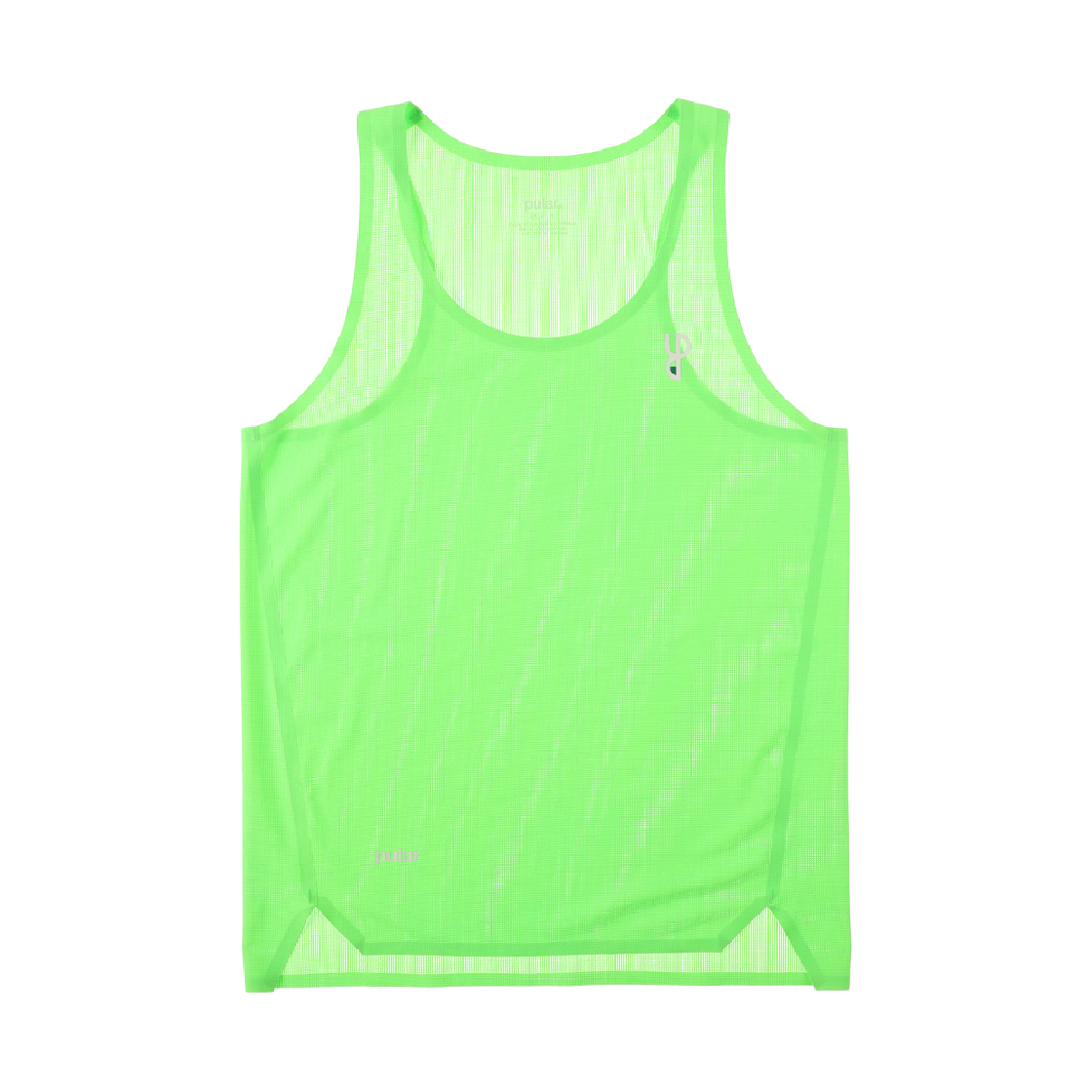풀라르 남성 레이스 싱글렛 네온 그린(pular Men Race Singlet Neon Green)