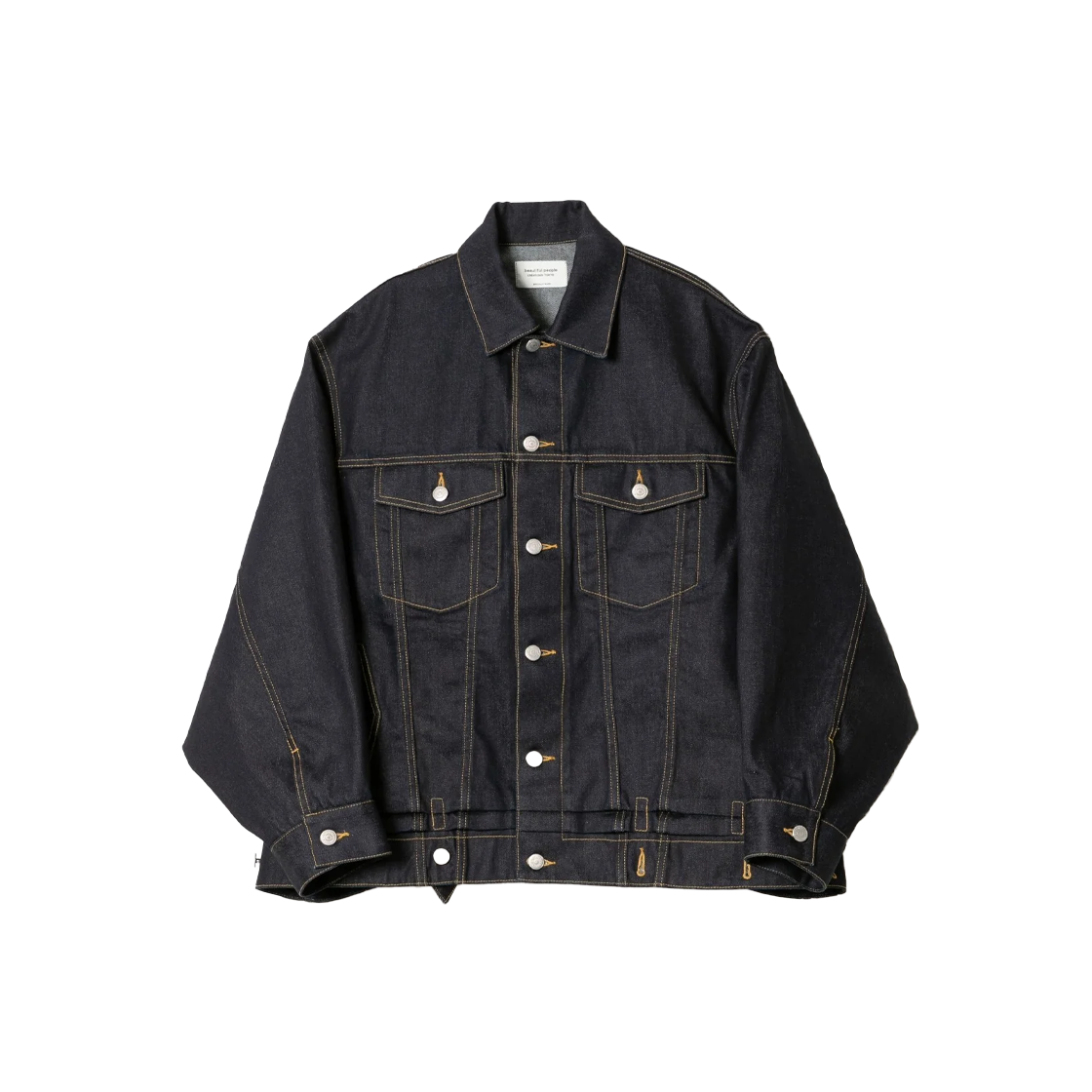 뷰티풀 피플 우먼 더블 앤드 셀비지 데님 블루종 인디고 - 25FW(Beautiful People Women Double End Selvedge Denim Blouson Indigo - 25FW)